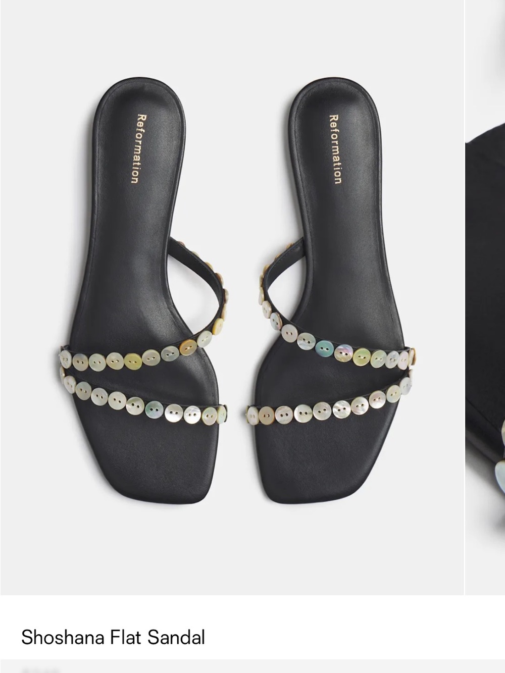 Reformation Shoshana Sandal Size 7